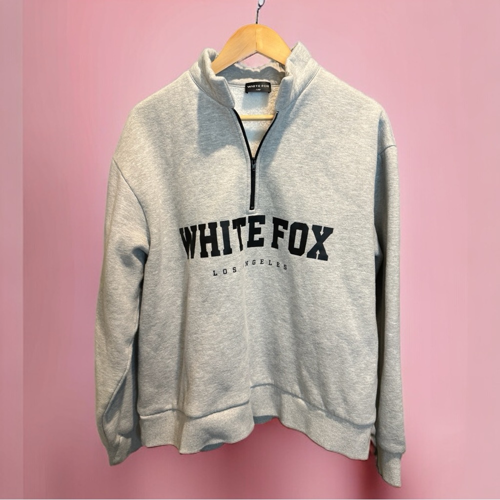 Oversized half zip sweater